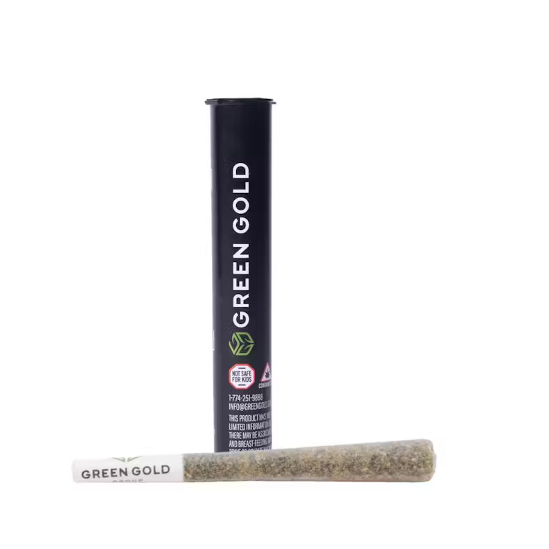 Green Gold Afghani Strain Pre-Roll 1 gram