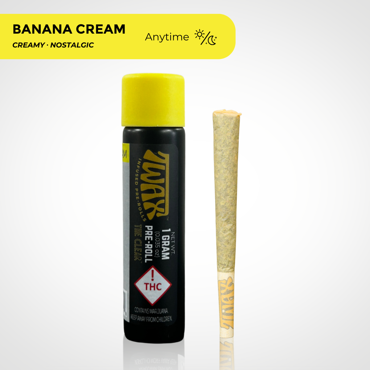 Twax Banana Cream Infused Pre-Roll | 1.25g