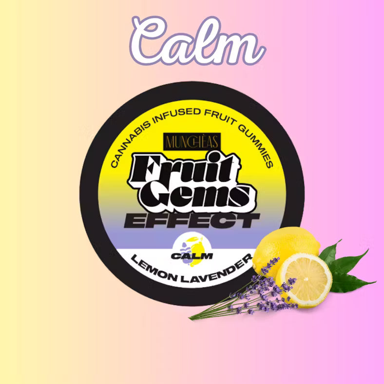 Calm Lemon Lavender Fruit Gems | 100mg