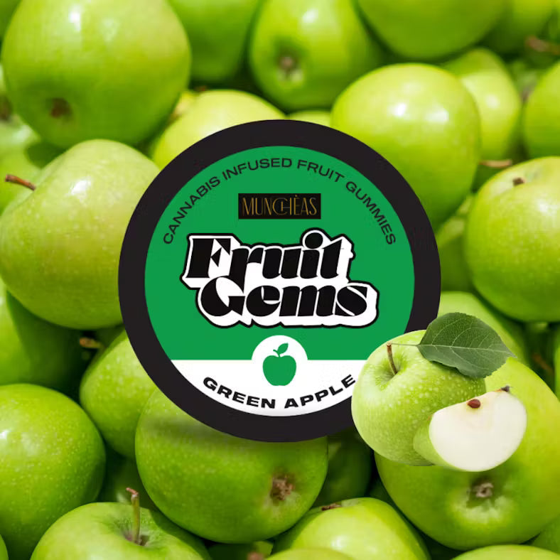 Green Apple Fruit Gems | 100mg
