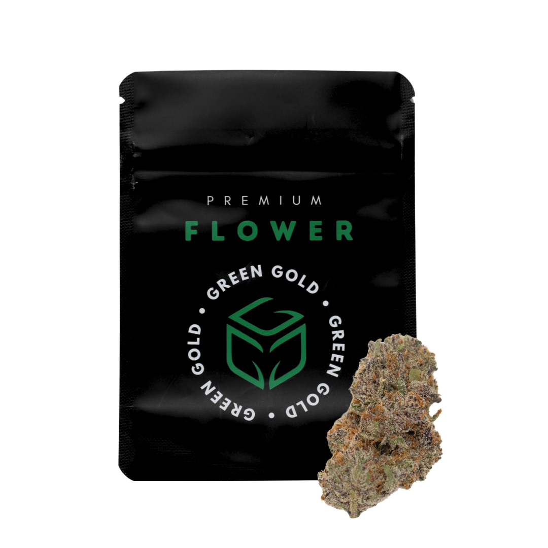 Green Gold Lemonz Strain Flower 3.5 grams