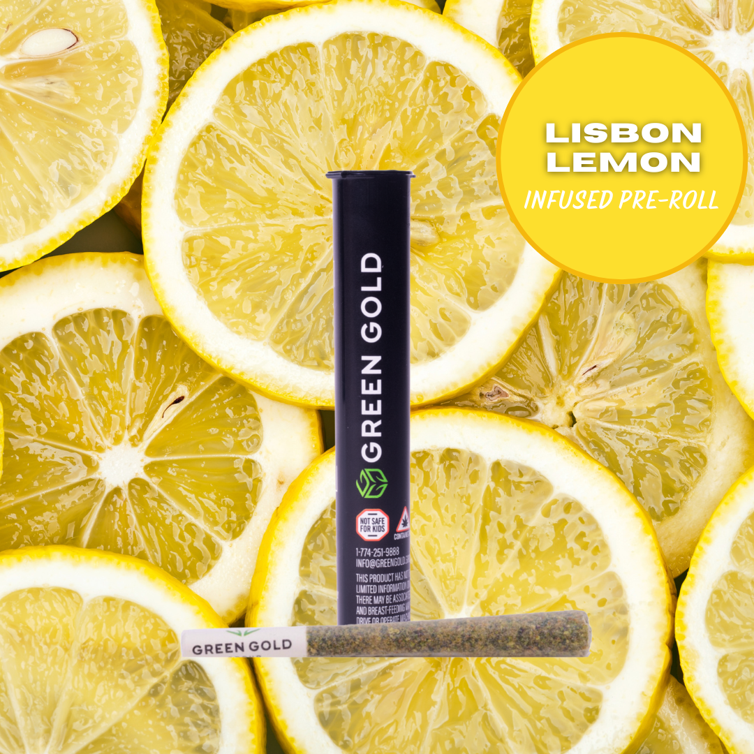 Green Gold Lisbon Lemon Infused Pre-Roll 1 gram