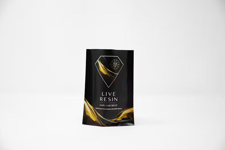 Liquid Gold Mac N' Cheese Strain Live Resin Vape Cartridge 1 gram